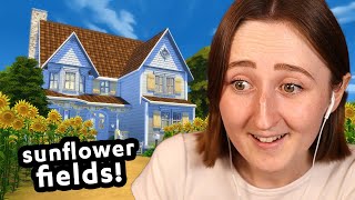 building a sunflower farm in the sims! pt. 2 (Streamed 2/17/24)