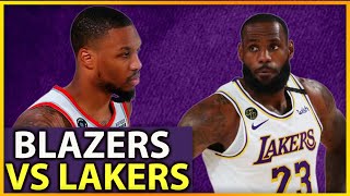 🔥ANALISIS del JUEGO de LAKERS vs PORTLAND😱LAKERS DERROTAN a PORTLAND |DENNIS Y LEBRON con GRAN JUEGO