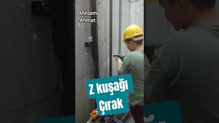 Asansör Boşluğu Aydınlatma Nasıl Oluyor ? Çırak Yapıyor Ben Izliyorum