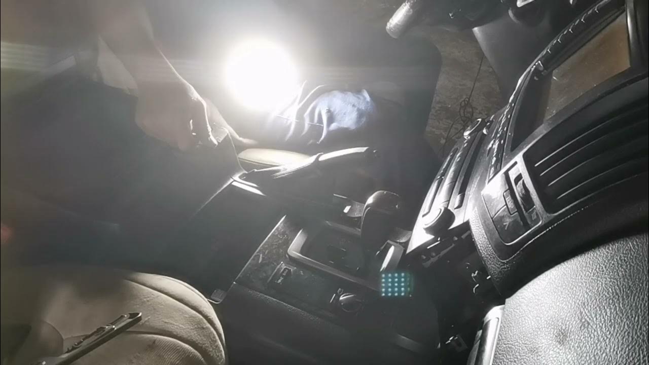 How to fix handbrake cable toyota landcruiser YouTube