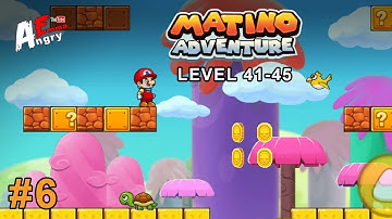 Super Matino - New Adventure - Gameplay #6 Level 41-45 (Android)