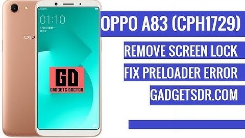 Oppo A83 (CPH1729) Pattern & FRP Lock Remove By Miracle Box | Fix Oppo Preloader Problem