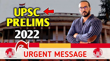 UPSC Prelims 2022 Paper Pattern Changed | Attempt Carefully