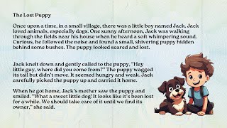 The Lost Puppy | Learn English Through Storytelling | Improve Your English Listening & Vocabulary