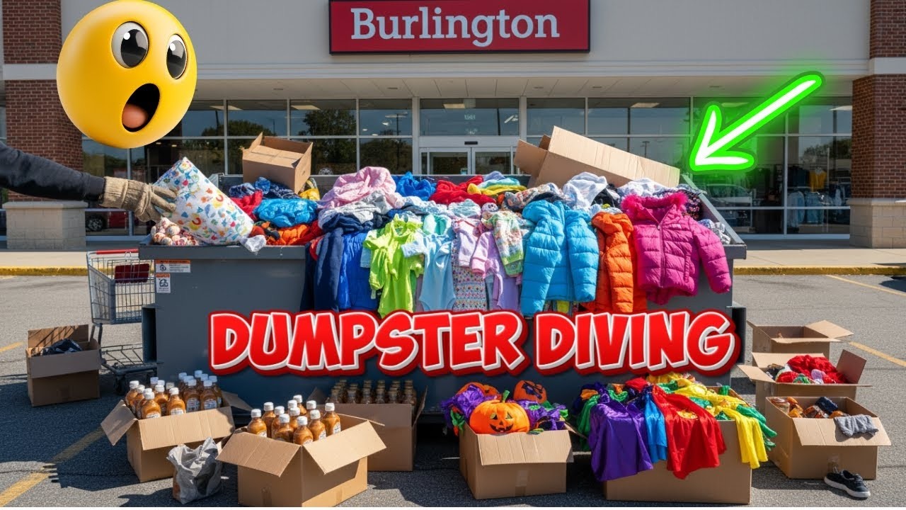 I Went Dumpster Diving In A Rich Town!  Crazy Finds!