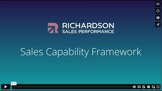 Richardson's Sales Capability Framework Overview