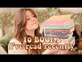 10 BOOKS I'VE READ RECENTLY - FICTION, CLASSICS, POPULAR TITLES + FAVES | LUCY WOOD
