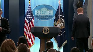 LIVE: President Donald Trump on White House Correspondents' Dinner incident