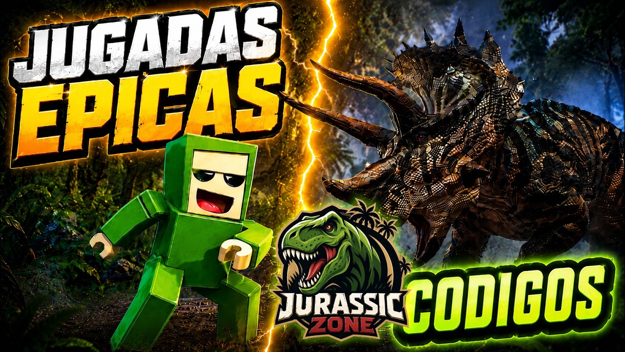 ¡JUGAMOS COMO TRICERATOPS! Primal Pursuit Roblox 🦖 + 2 NUEVOS CÓDIGOS para JURASSIC ZONE