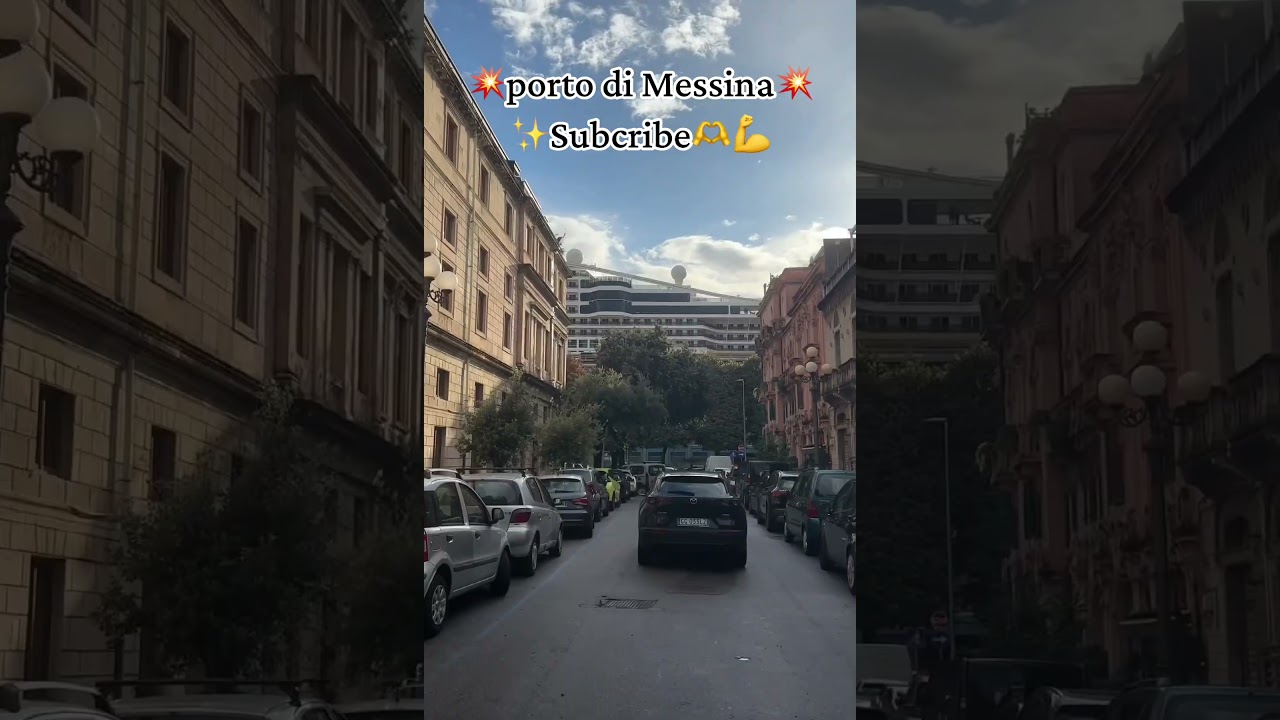 MSC World Europa in Messina, Sicily 🇮🇹 | Stunning Cruise Ship in Port