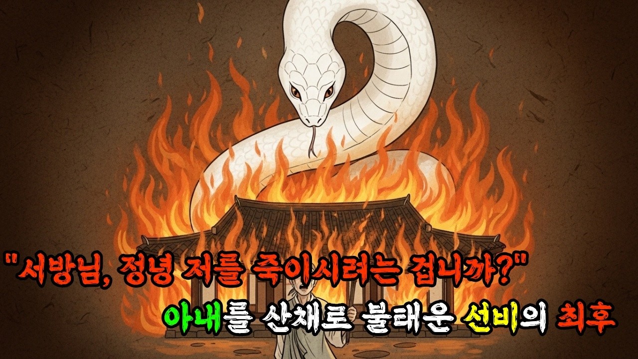 죽어가면서도 원망하지 않았던 아내, 뒤늦게 땅을 치고 후회한 선비의 최후 | #옛날이야기 #야담 #오디오북