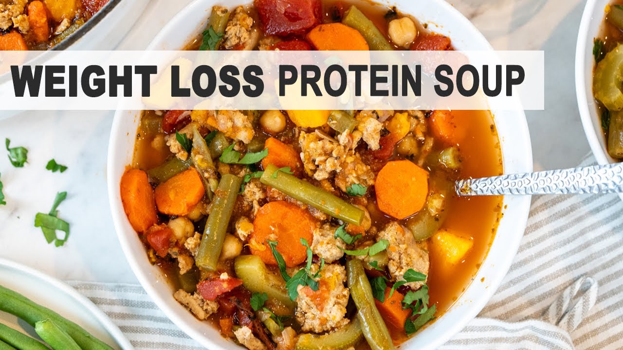 soupe faible calorie - Présentation vidéo