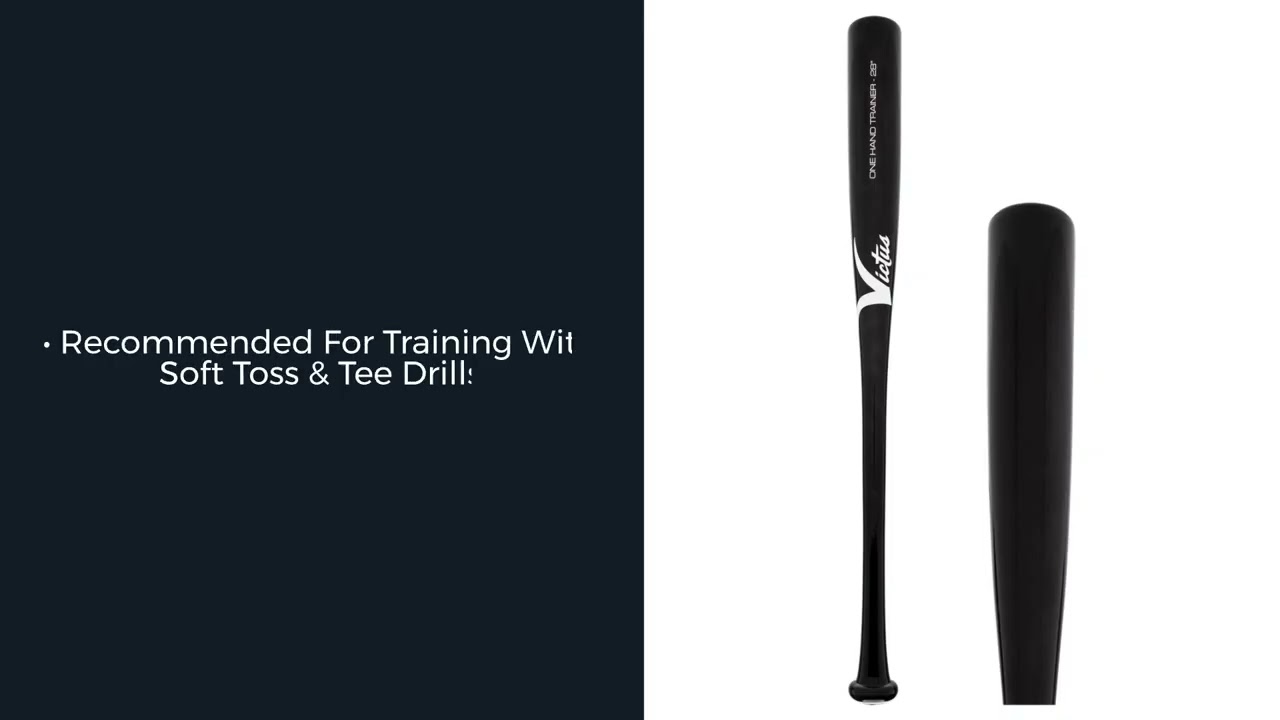 Victus Sports 2Ht Two Hand Trainer Baseball Bat – Wood Bat For Swing Path Practice, Standard Size, ND