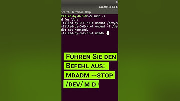 Wie konvertiert man Software-RAID1 oder 0 zu RAID5 #shorts #short #shortsvideo #shortvideo