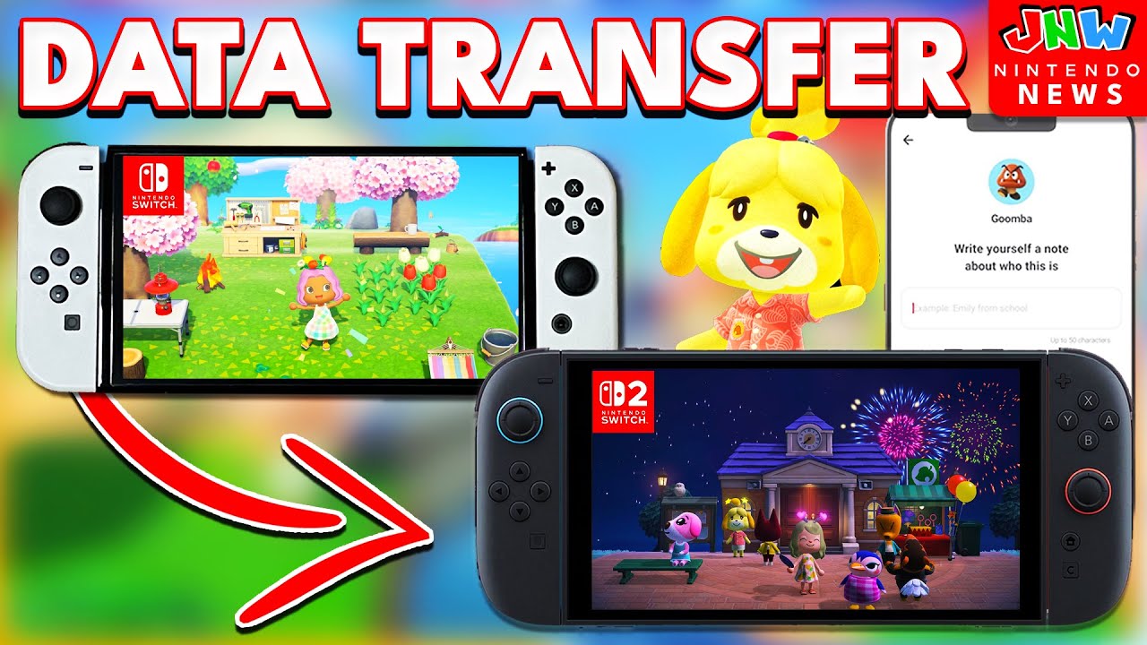 Sendmessage Nintendo Switch Nintendo EXPLAINS Switch 2 Data Transfer & NEW Friend Requests - YouTube