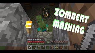 Minecraft Xbox - Zombert Mashing, Exploring with the Wolfpack.. Hellooooo