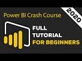 Power BI Crash Course for Beginners 2020 - Analyze & Visualize Data with Power BI Desktop