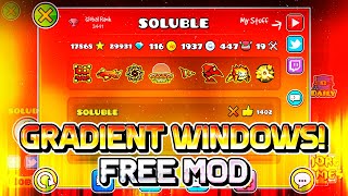 NUEVO GRADIENT MOD! VENTANA DE USUARIO CON DEGRADADO PARA PC BY SAI! | Geometry Dash [2.11]