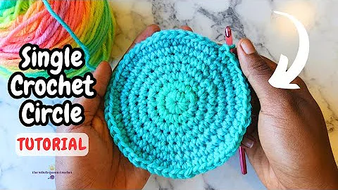 CROCHET a Single Crochet Circle 🔵 - Easy TUTORIAL for Beginners