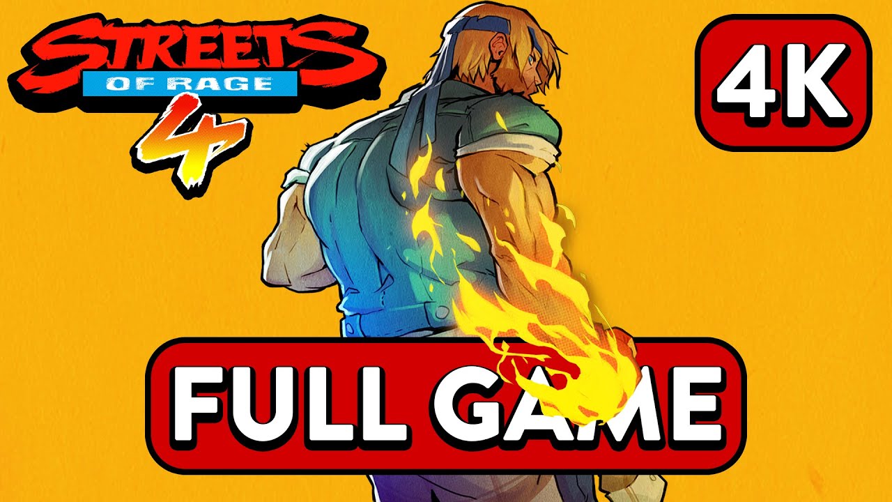 Streets Of Rage 4 Gameplay Walkthrough Full Game 4k 60fps Exultus 