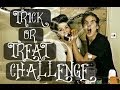 TRICK OR TREAT CHALLENGE WITH ZOELLA | ThatcherJoe