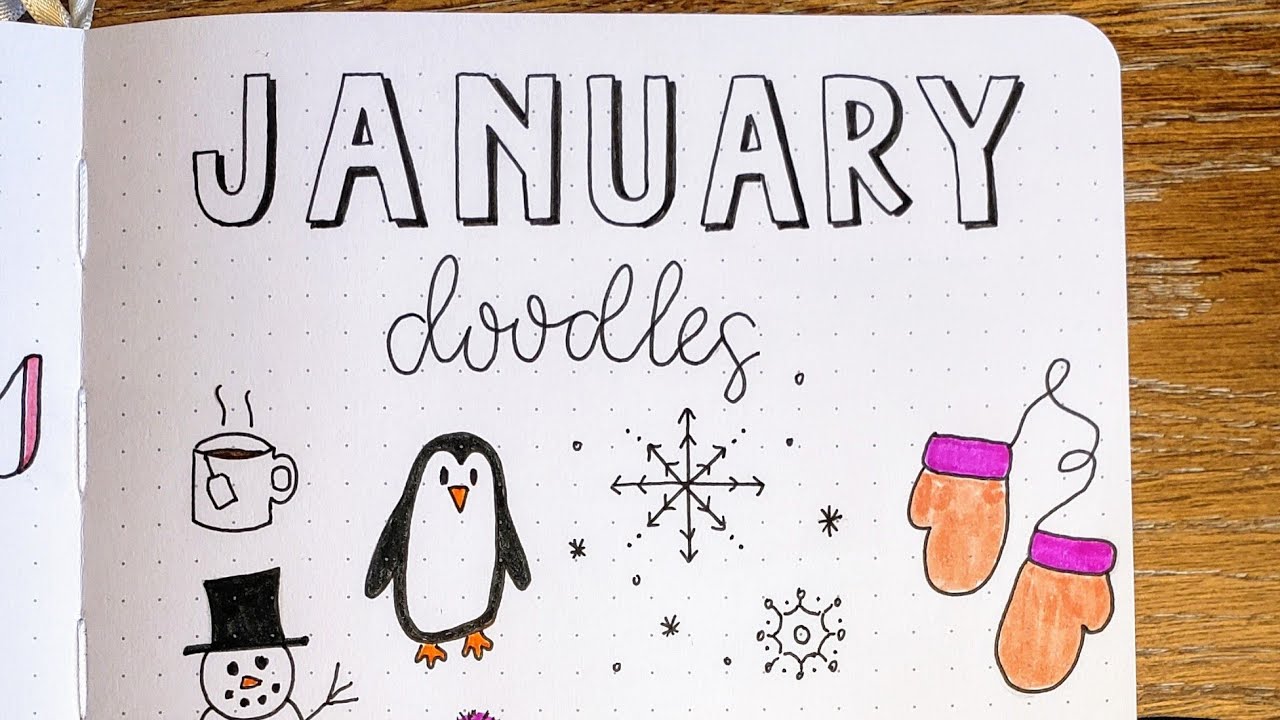January Doodles - YouTube