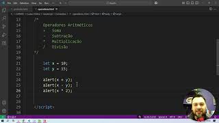Operadores Aritméticos em JavaScript: Soma, Subtração, Divisão, Multiplicação e Resto (%)