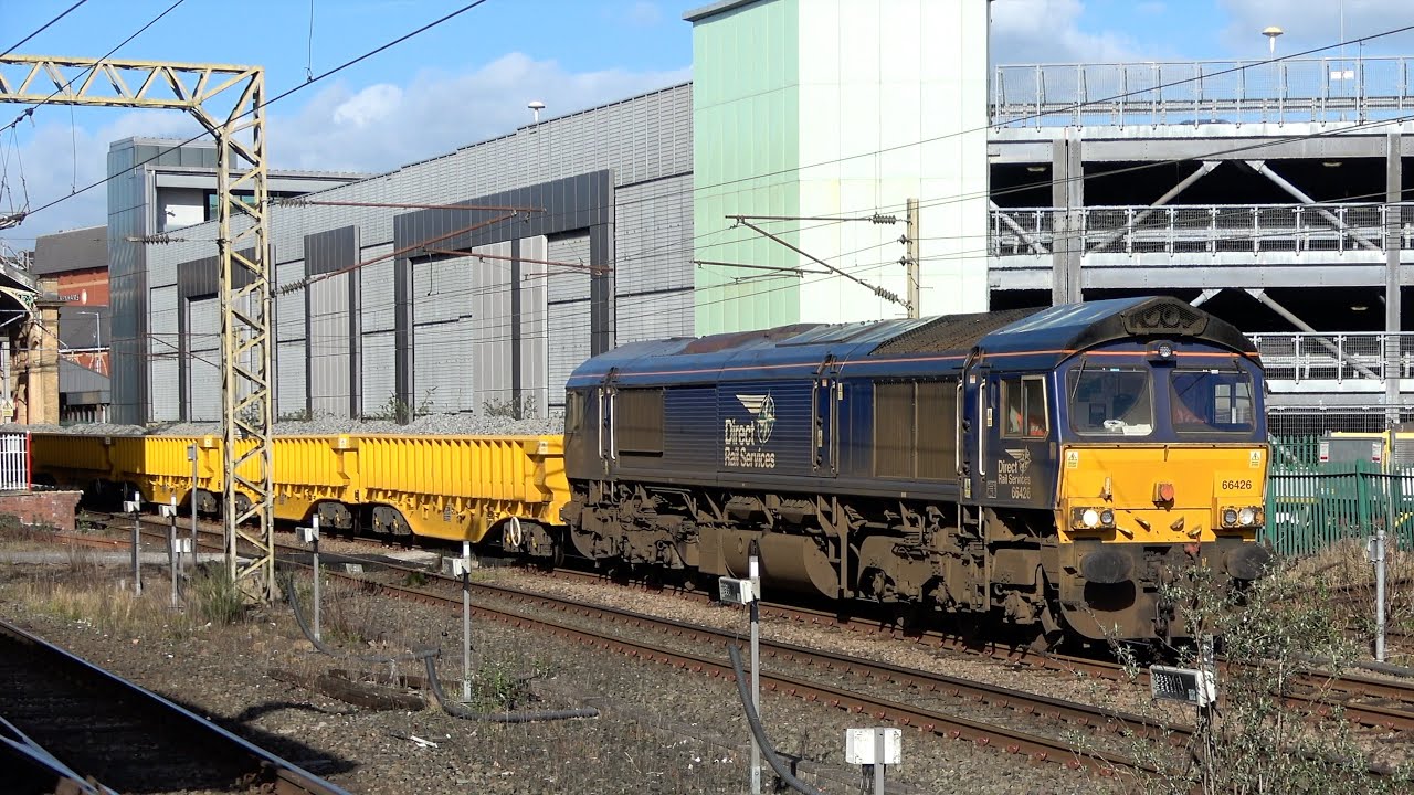 Fantastic Train Variety at Preston: Regular and unexpected trains, Class 805, 47, 66, 70  05 Mar 24