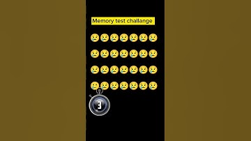 memory test challange part 2 #shorts #trending #quiztime #motivation
