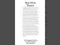 Origin Of Language Bow Wow Theory Bow Wow Wow Origin Of Language Shorts Origin Of Language Bow Wow Theory Bow Wow Wow Origin Of Language Shorts