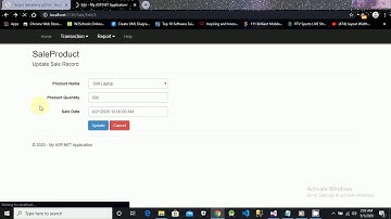10b - Error Fixed in Sale Edit - Inventory System Project in ASP.NET MVC 5 in Urdu/Hindi
