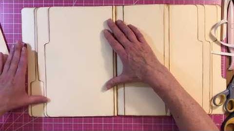 How To Make The Travelers File Folder Album Part 4