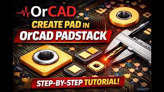 How to Create PAD in OrCAD Padstack | Complete Step-by-Step Tutorial (2026)