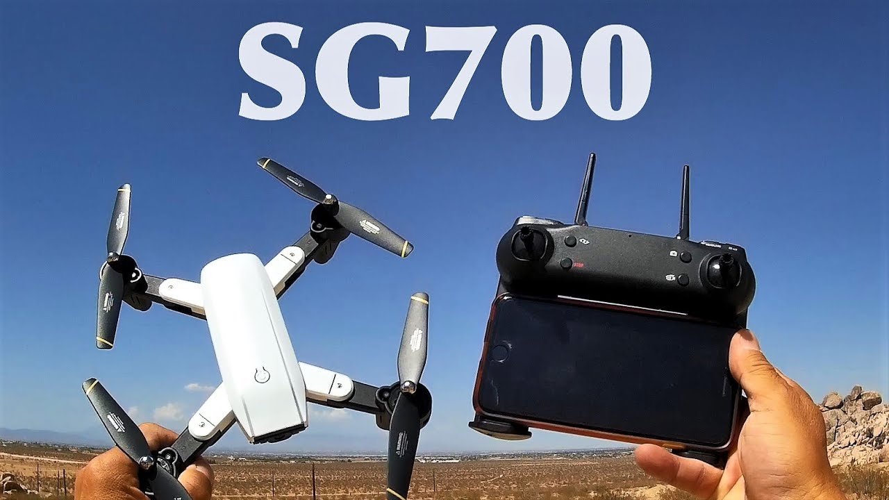 SG700 Foldable Quadcopter RC Drone 0.3MP Wifi Camera - YouTube
