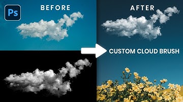 How to Make Custom Cloud Brushes in photoshop