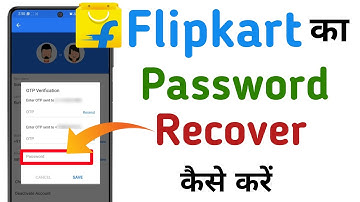How To Forgot Or Reset Flipkart Password || How To Recover Flipkart Password.