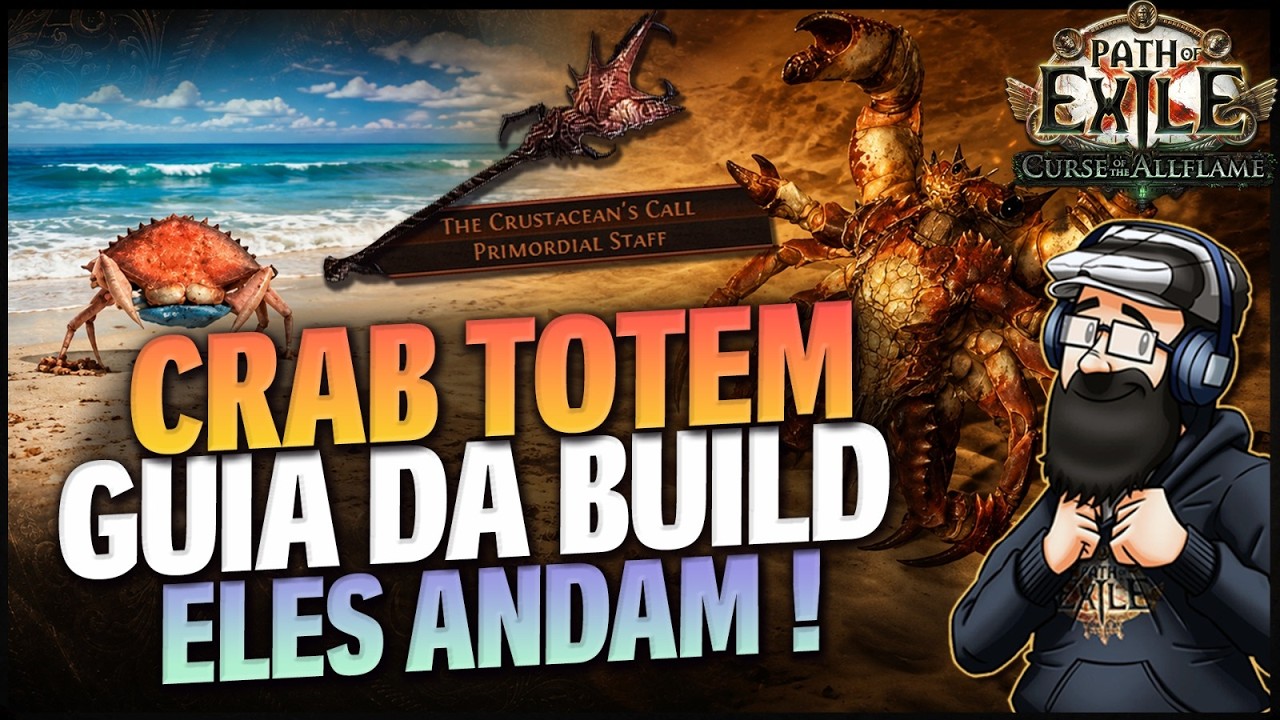 Totem que anda!?!? Crab Totem Freezing Pulse - Curse of the Allflame [PoE - 3.29]