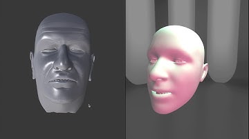 DEMO / EISKO PolyWink Face Rig Test with Blender Eevee