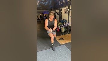 Split Stance Pallof Rotation (power)