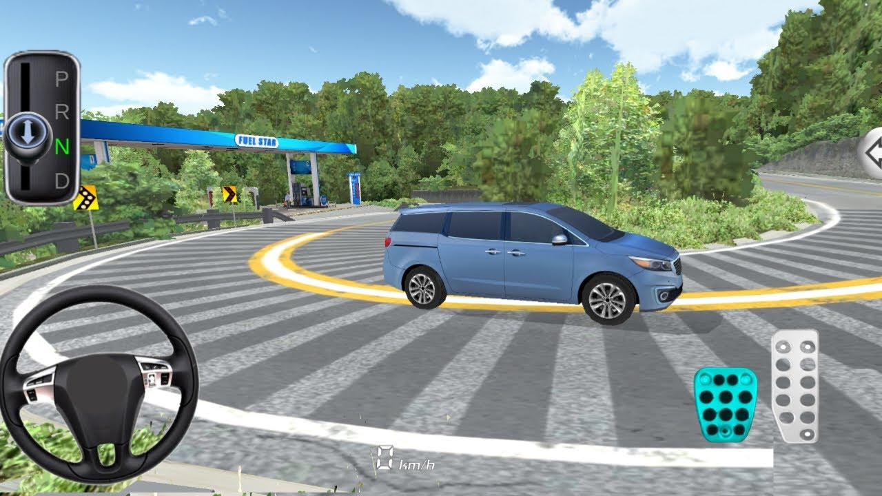 New Kia Carnival MPV Narrow Mounting Road Driving - 3D Driving Class - Car Gameplay 2026