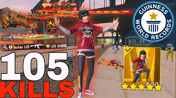 105 KILLS!😍 NEW BEST LOOT GAMEPLAY with PYJAMAS SET 🔥SAMSUNG,A7,A8,J4,J5,J6,J7,J2,J3,XS,A3,A4,A5