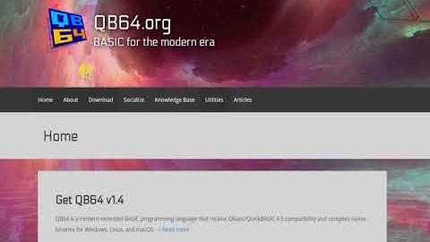 QBASIC Download and Installation