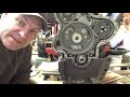 Installing timing gears and cover on a perkins 152