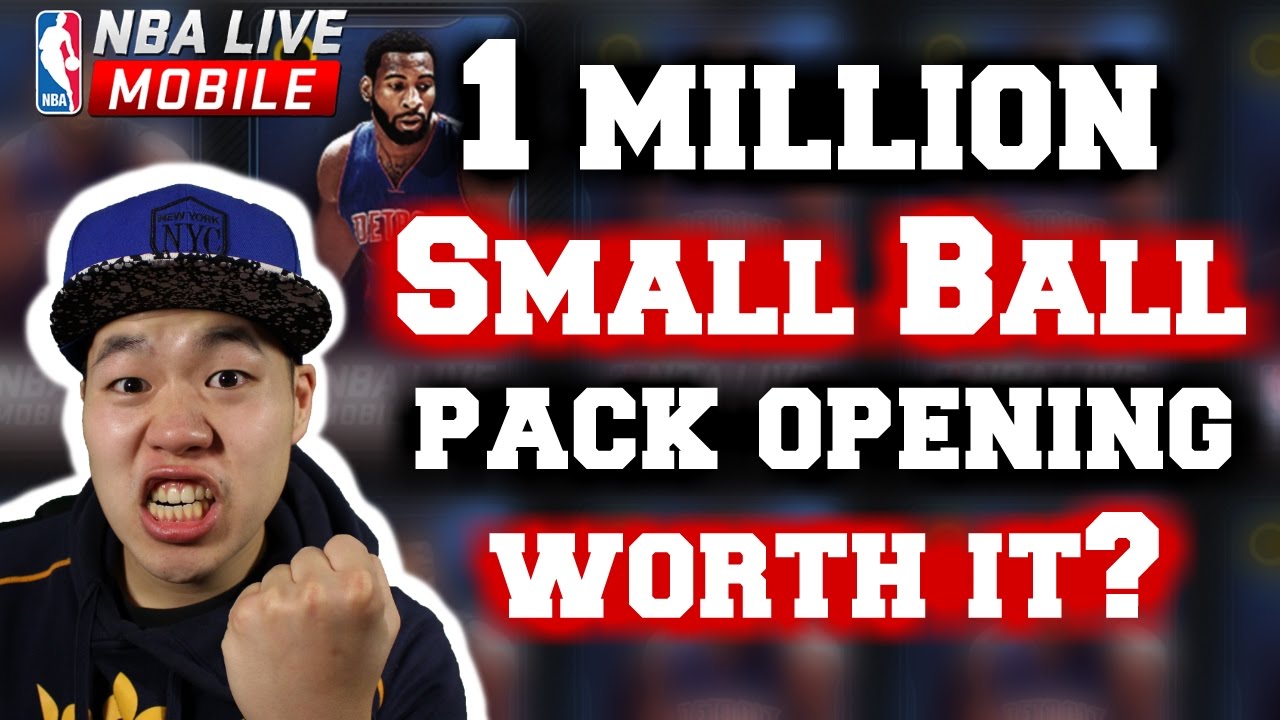 1 Million Small Ball Lineup Pro Pack Opening - Are They Worth It? - Nba Live Mobile Pack Opening