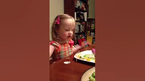 Caitlin and zucchini