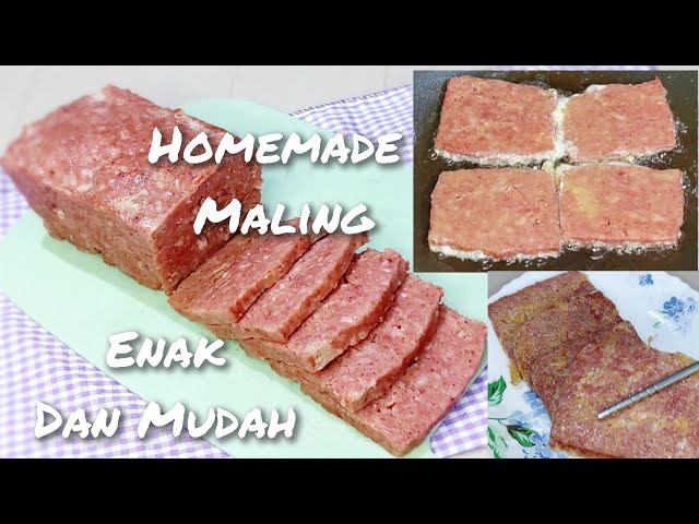 Homemade Maling ~  SPAM Babi | Homemade Luncheon Meat ~ Nael Onion class=