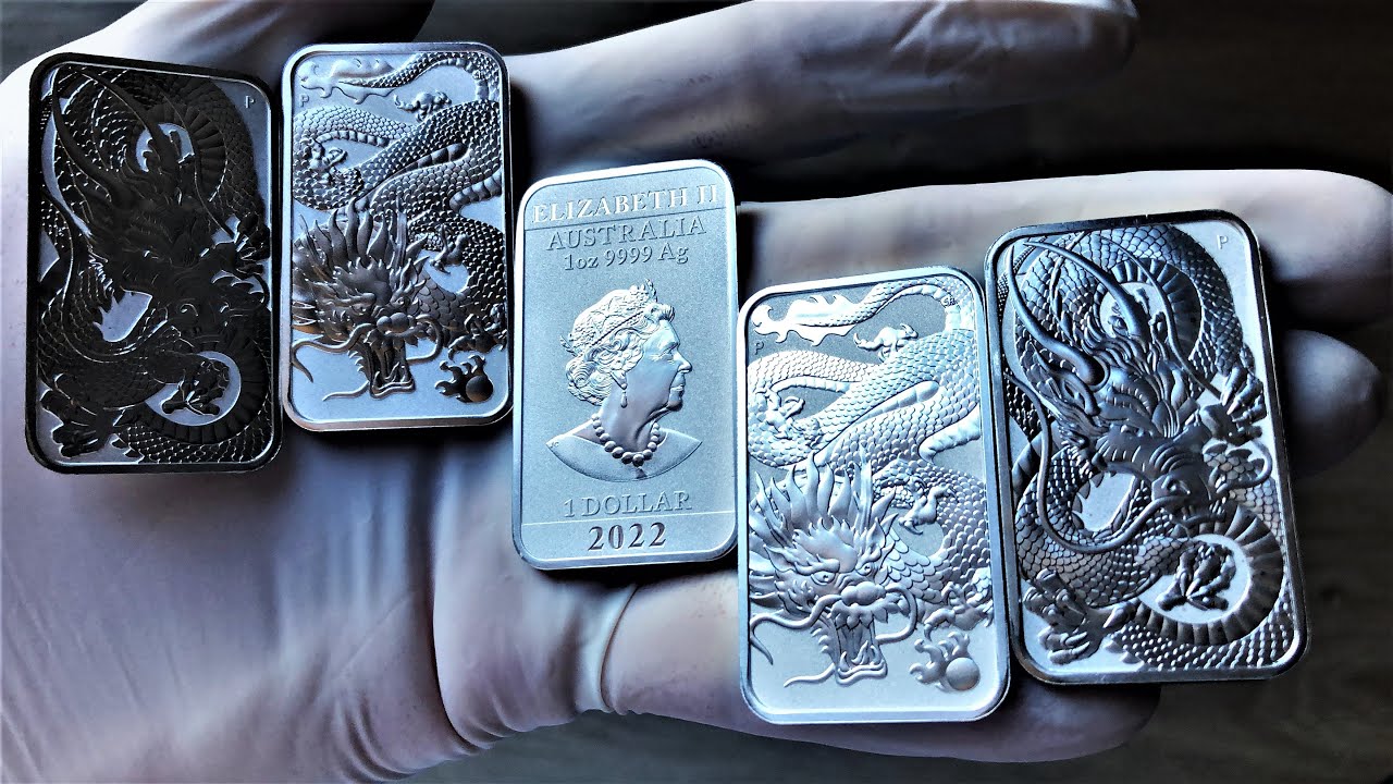 Dragon 2022 Perth Mint 1oz Silver Rectangular Bullion Coin - YouTube
