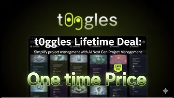 t0ggles Lifetime Deal:  Simplify project management with AI Next Gen Project Management