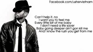 Usher - Dive [Lyrics Video]