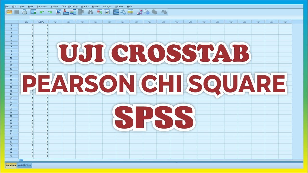 Cara Uji Chi Square dengan SPSS - Chi Square Tabel 2x3